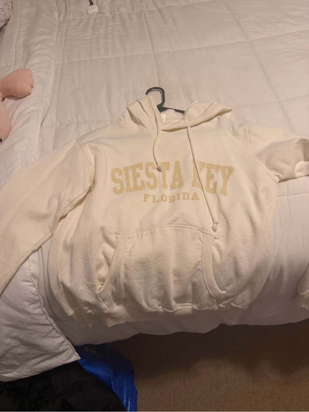 Siesta Key Florida Cream Hoodie